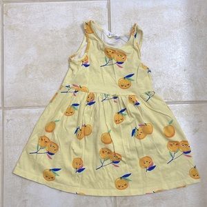 Yellow “cutie” dress size 3/4T